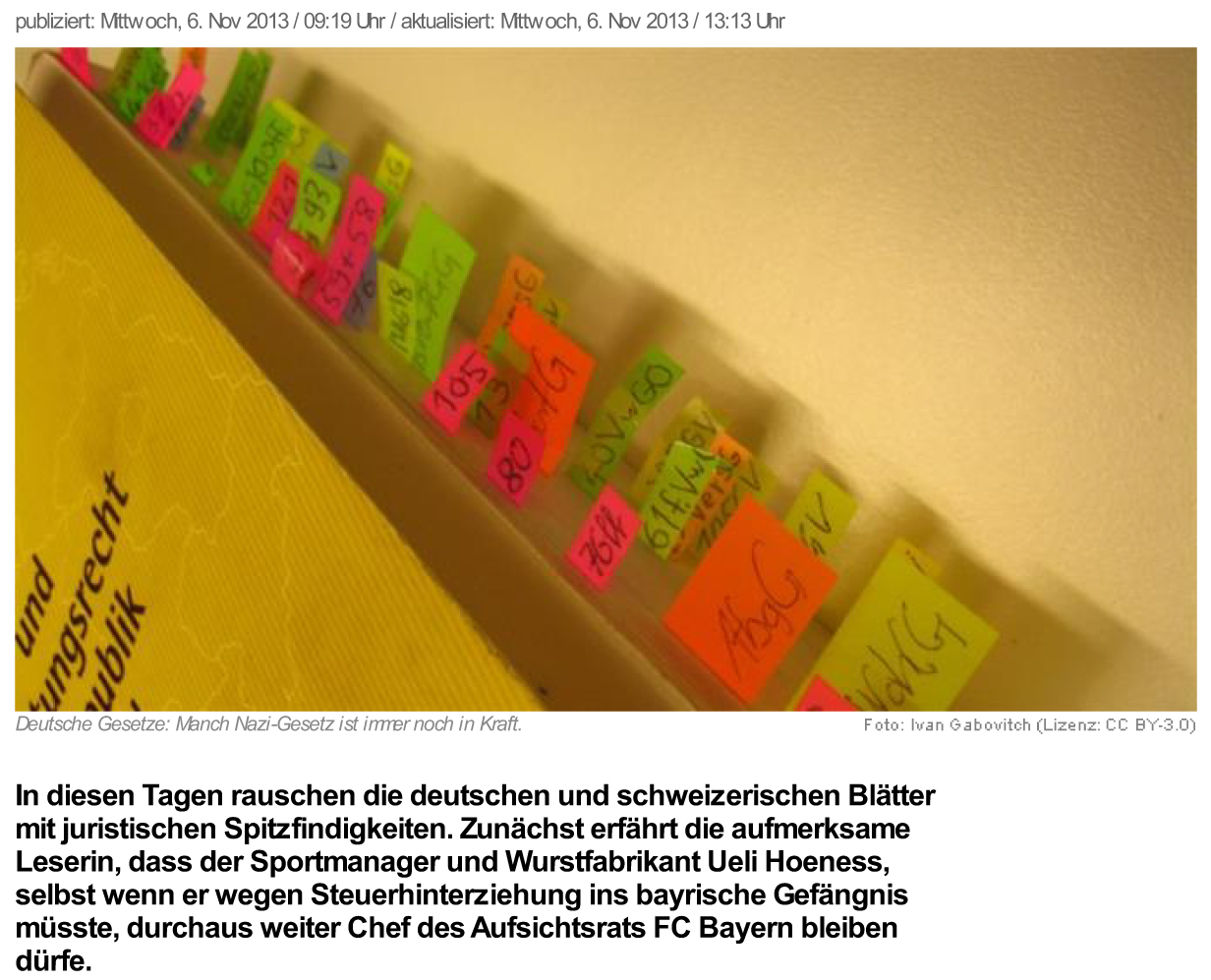 news.ch - Entartetes Recht. Von Regula Stämpfli - Dschungelbuch