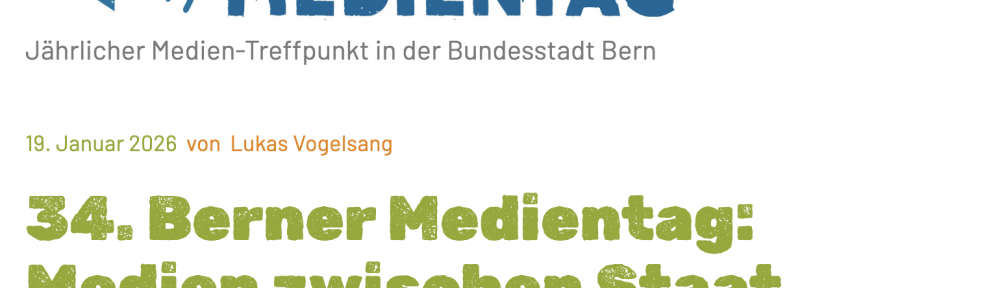 Regula Staempfli an den Berner Medientagen 2026.