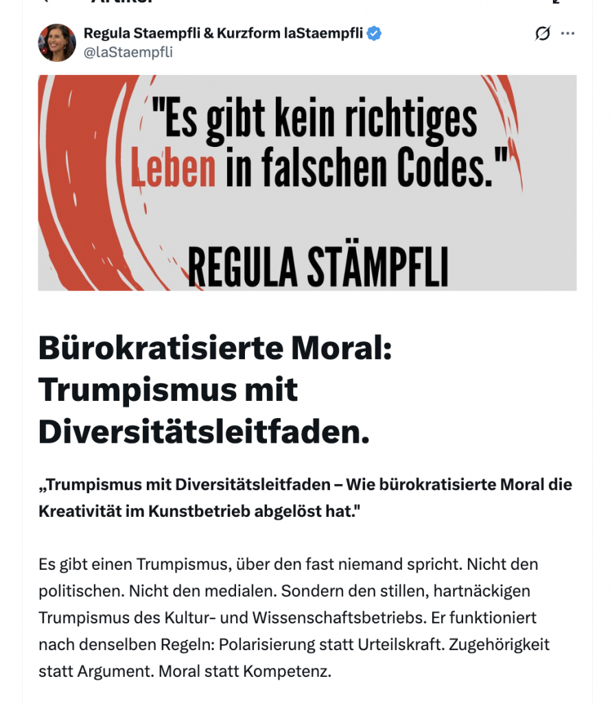 Wie Bürokratie und Moral den neuen Antisemitismus definieren. Diesmal am Beispiel des Kunstbetriebes.