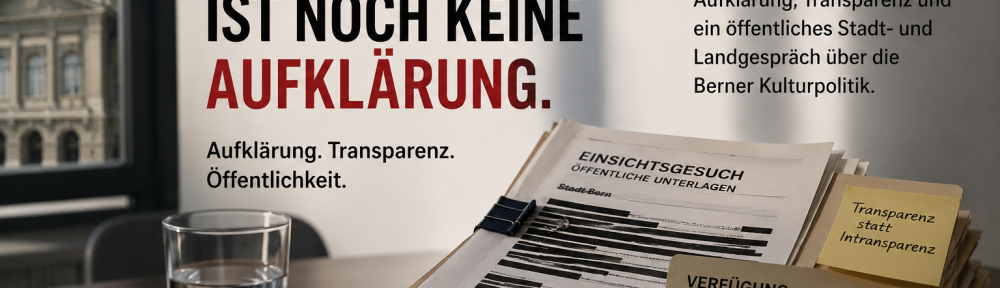 Pressekonferenz Komitee Transparenz Sama Schwarz, Valerian Maly, Regula Staempfli. KIlaStaempfli. Nennung der Quelle 2026