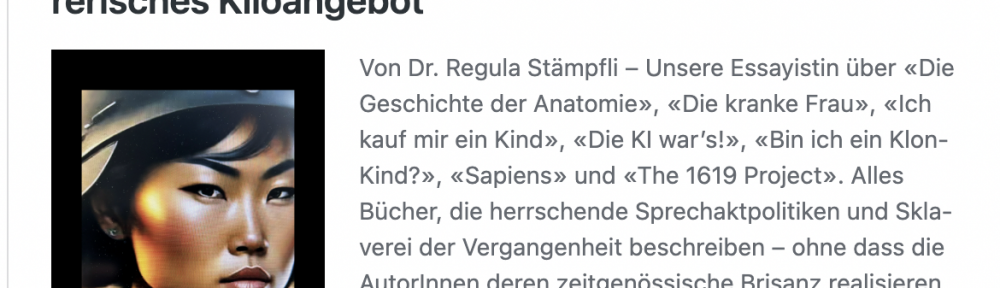 CODIERTE REPRODUKTION FRAUENFLEISCH VON REGULA STAEMPFLI